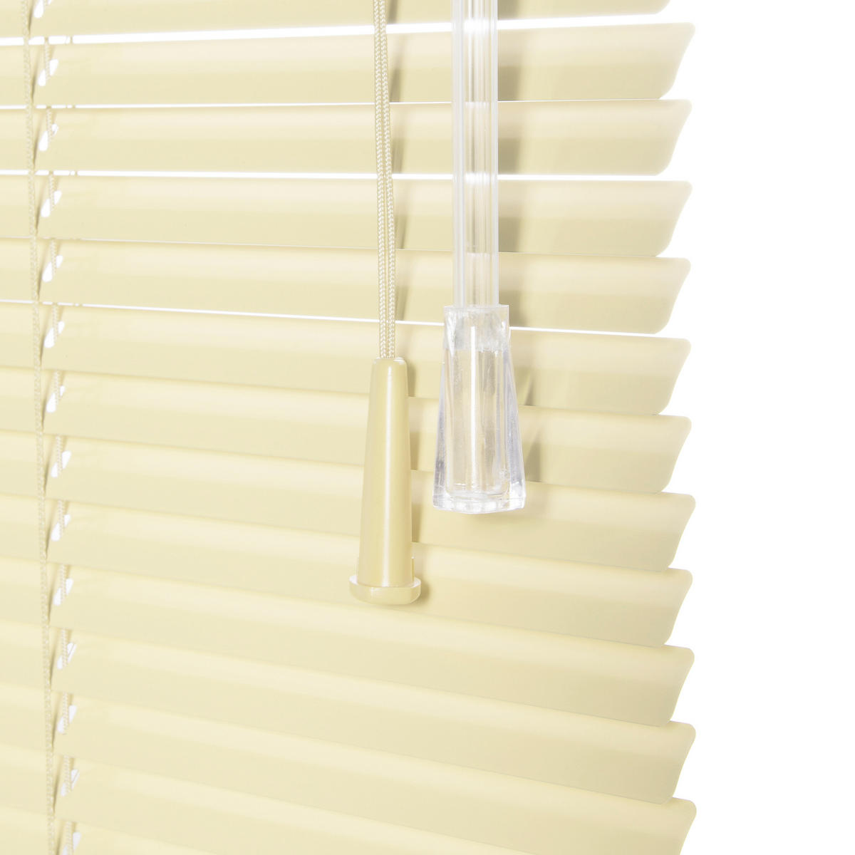ALUMINIUMJALOUSIE 25mm Vanille 150 X 175 cm - Beige, Textil (150/175/175cm) - VIEWTEX