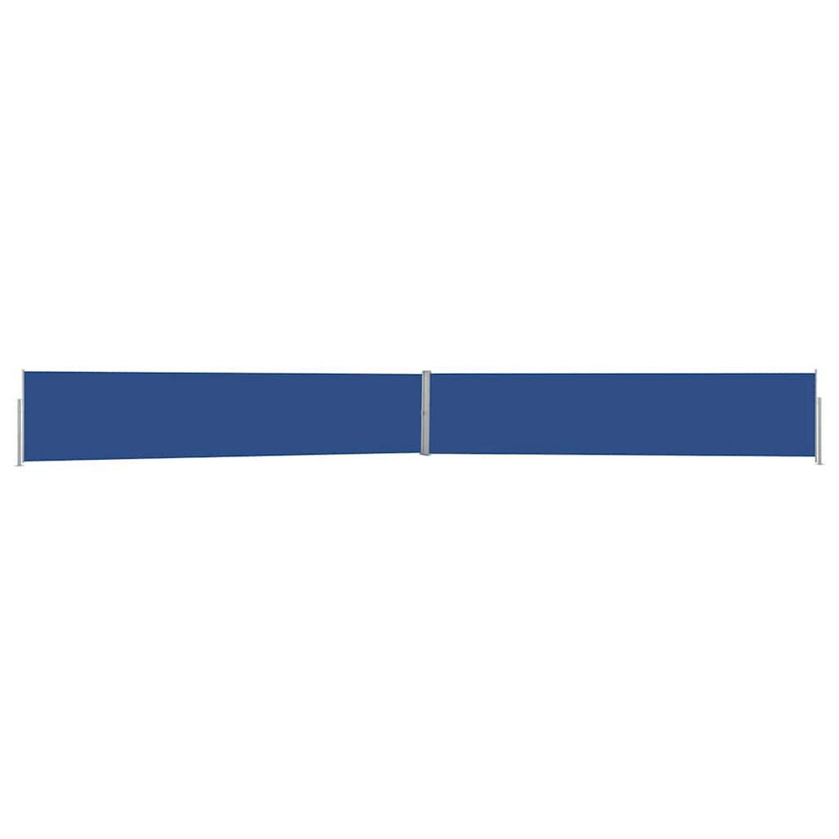 AUSZIEHBARE Seitenmarkise 140x1200 cm Blau - Blau, Textil (140/140/1200cm) - furnicato