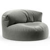 INDOOR OUTDOOR SITZSACK Lounge Sofa - Grau, Textil (90/50/50cm) - Green Bean