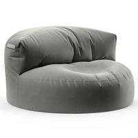 INDOOR OUTDOOR SITZSACK Lounge Sofa - Grau, Textil (90/50/50cm) - Green Bean