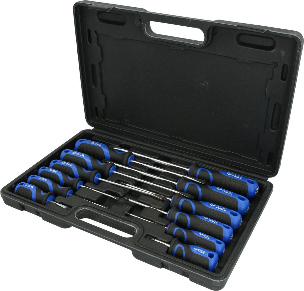 SCHRAUBENDREHER-SATZ, 12-TLG, SCHLITZ, PH - Multicolor, Kunststoff/Metall (25/39cm) - BRILLIANT TOOLS
