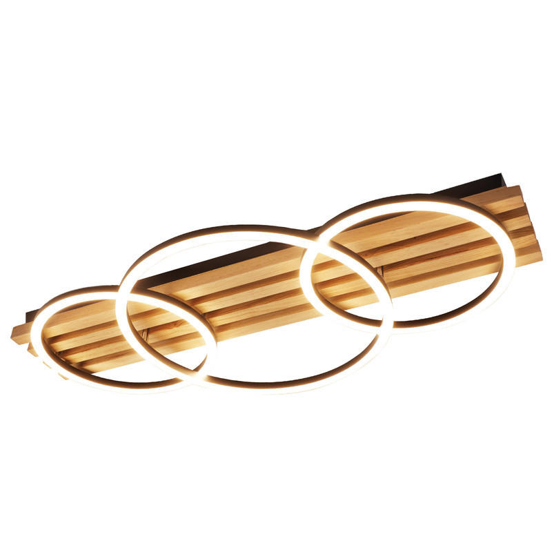 LED-DECKENLEUCHTE Ellis II 8.8/70/35cm - Eschefarben, Holz (8.8/70/35cm) - Nettlife