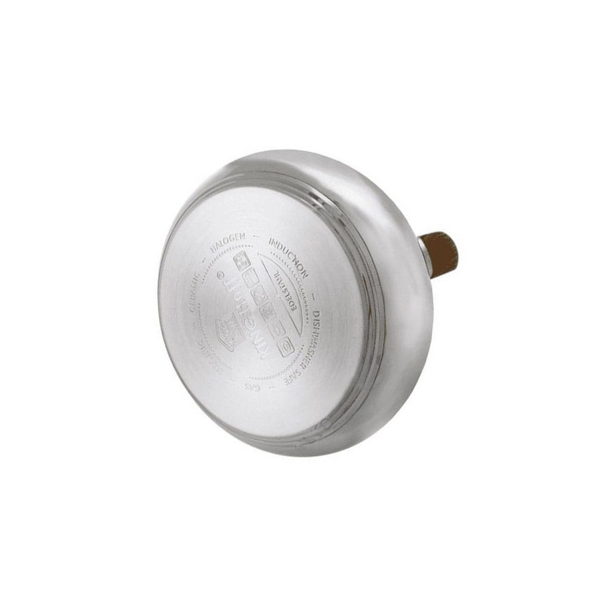 WASSERKESSEL Silber 21/21/19 cm KH3274 - Silberfarben, Metall (21cm) - Kinghoff 