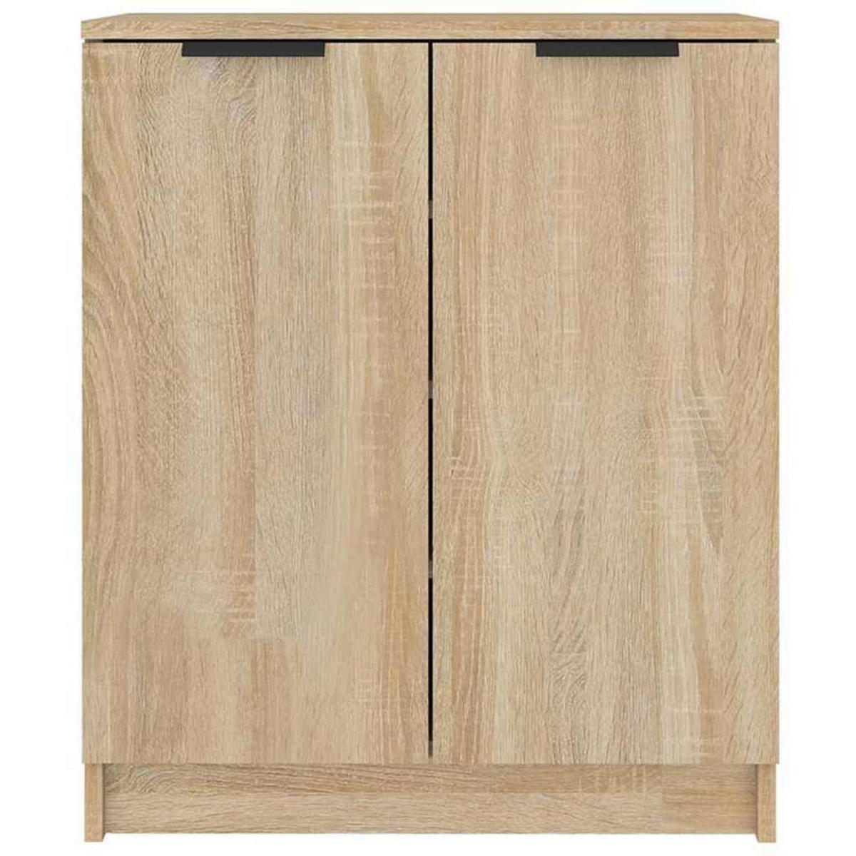 SCHUHSCHRANK Sonoma-Eiche 59/35/70 Cm Holzwerkstoff - Braun, Holzwerkstoff (35/70/59cm) - vidaXL
