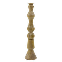 KERZENHALTER TAVOLA Ø11x52 cm, Holz, Braun - Braun, Holz (11/52/11cm) - Light & Living