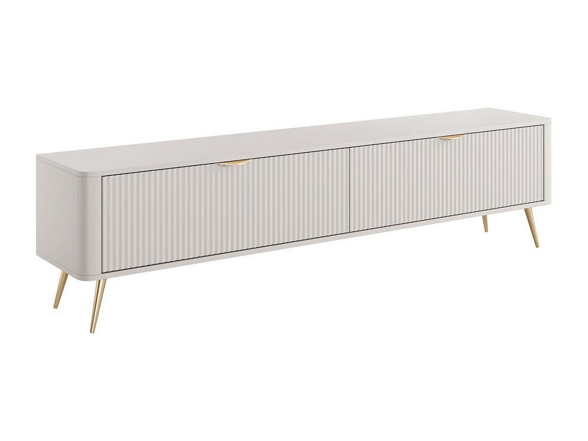 TV-BOARD - 200 cm x 38 cm - holz - beige Elonaria - Beige, Holz (200/51.2/38cm) - Vente-Unique