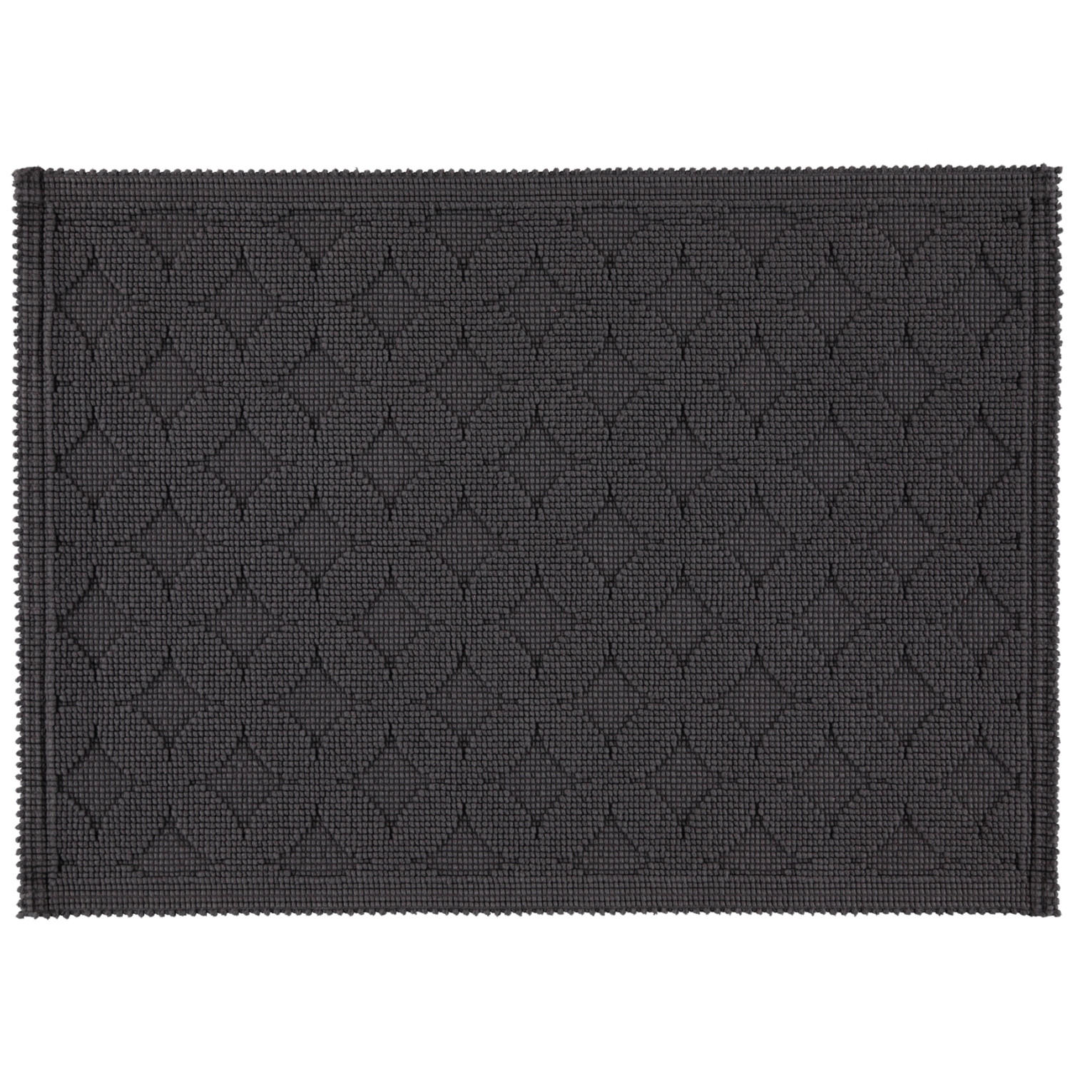BADEMATTEN SEASIDE ZINN - 02 - Dunkelgrau, Textil (50/70cm) - Rhomtuft