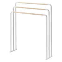 HANDTUCHHALTER aus Metall mit 3 Stangen - 70/19/83 cm - Weiß, Metall (19/83/70cm) - Yamazaki