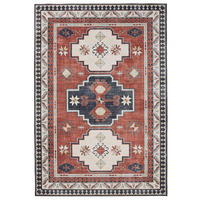 VINTAGE-TEPPICH George waschbar 200x300 cm - Blau/Multicolor, Kunststoff (200/300cm) - benuta