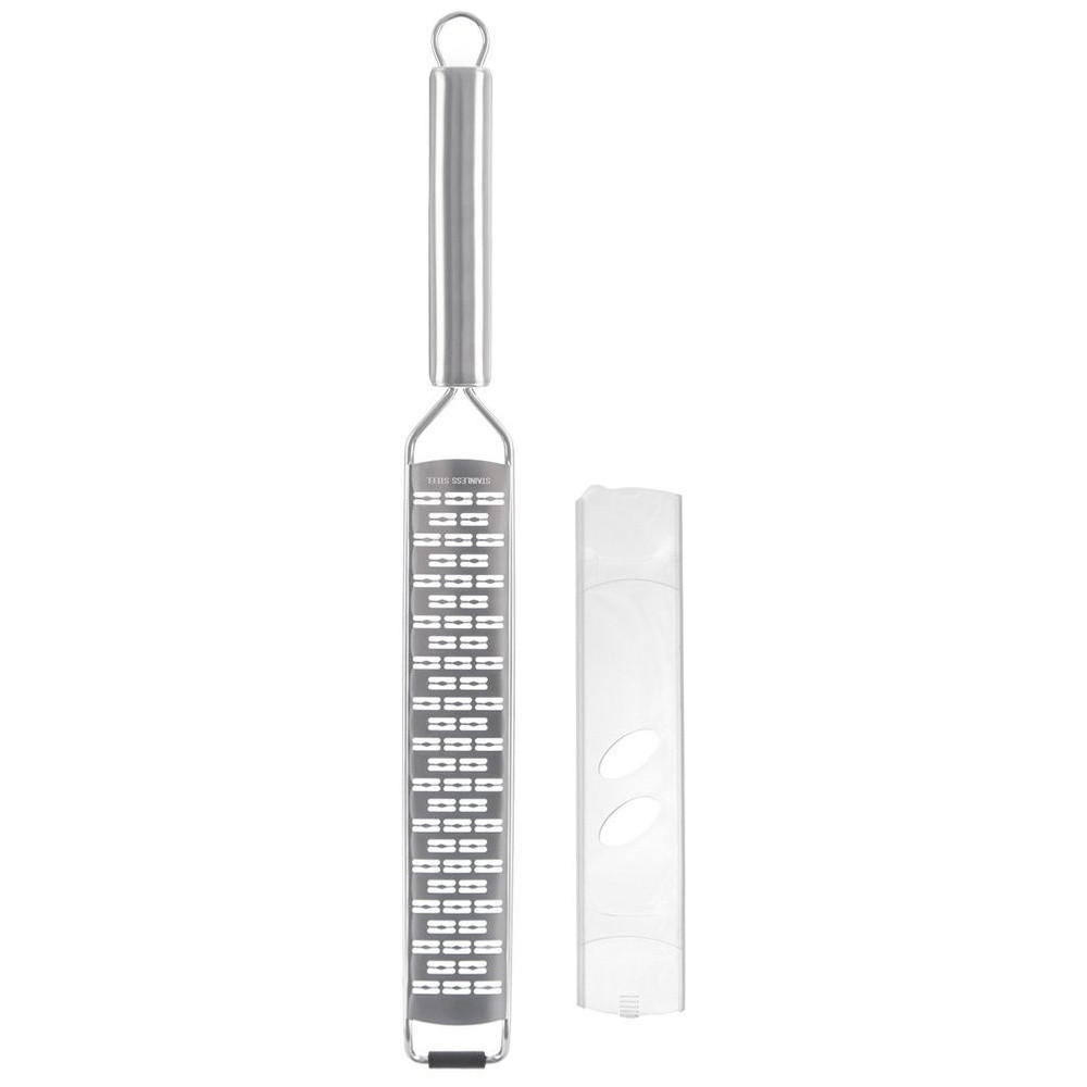 KÜCHENREIBE Stahl 38 cm - Silberfarben, Metall (4/38/1.5cm) - Orion 