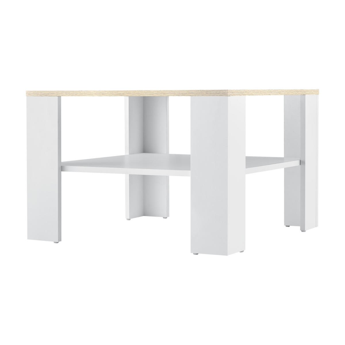 COUCHTISCH Aachen 60/60/40 - Beige, Holzwerkstoff (60/60/40cm) - [en.casa]