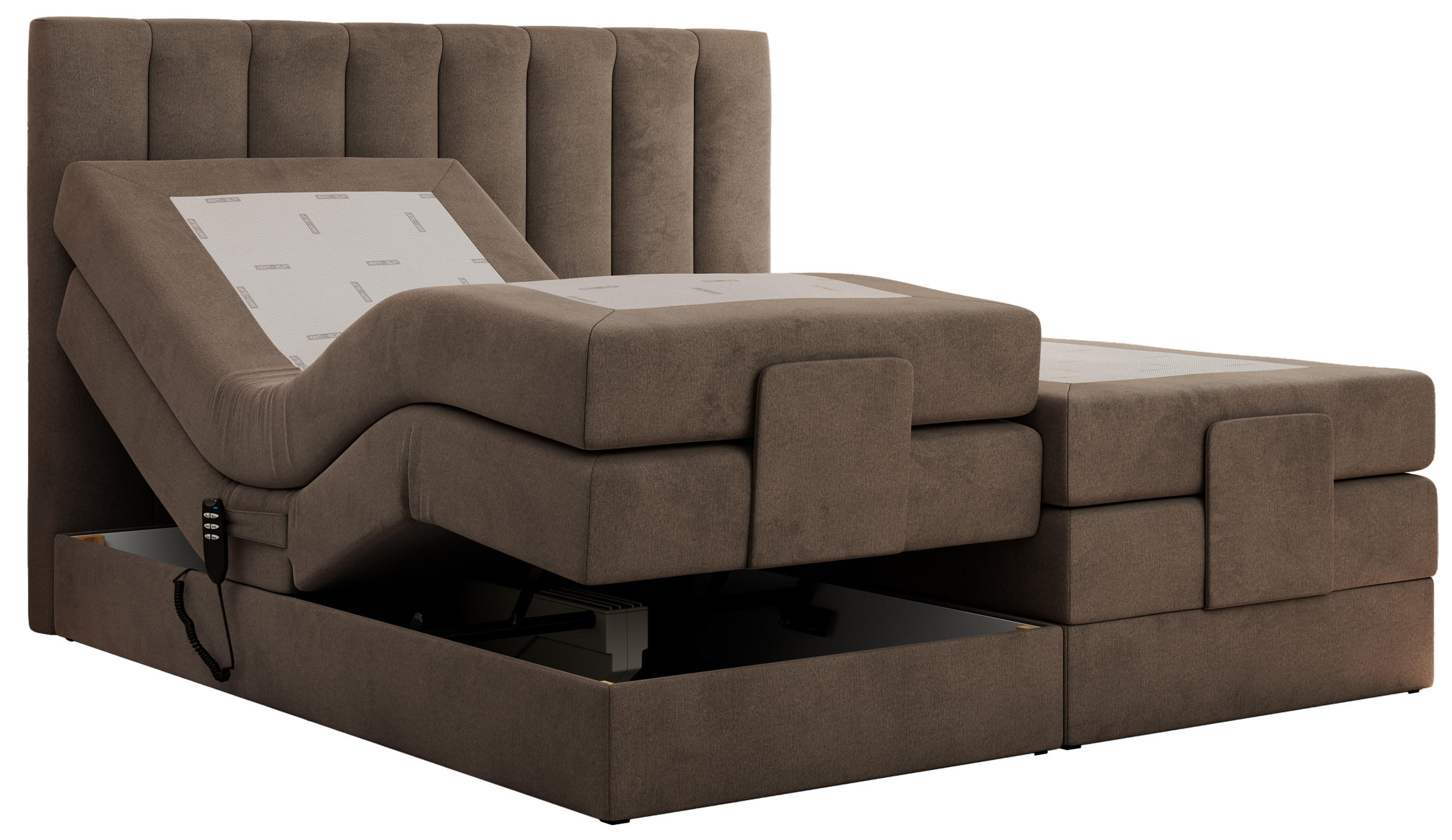 MKS Boxbett Braun 180x200 cm