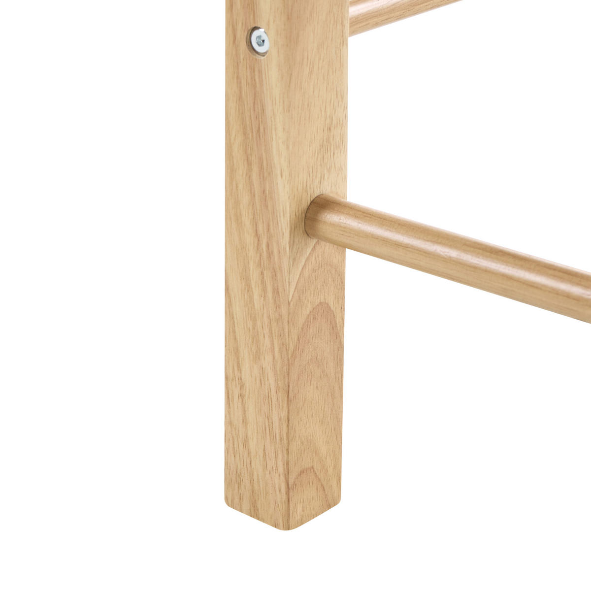 SCAUNE DE BAR set de 2 maro Embrun - bej/maro deschis, lemn (35/66/35cm) - Beliani
