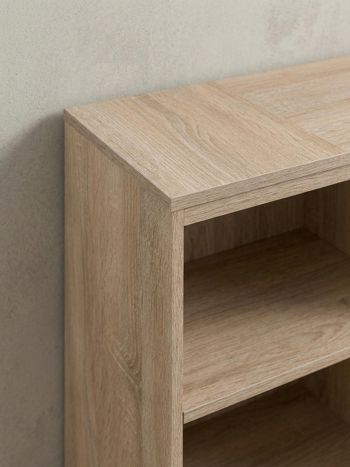 SCHREIBTISCH Mit Regal Variabel BRENTA, Beige 120x53x120 cm - Beige/Braun, Holz (53/120/120cm) - KADIMA DESIGN