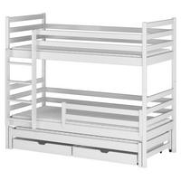 ETAGENBETT 90/200 Leo Weiß - Weiß, Holz (90/200cm) - Petits-meubles