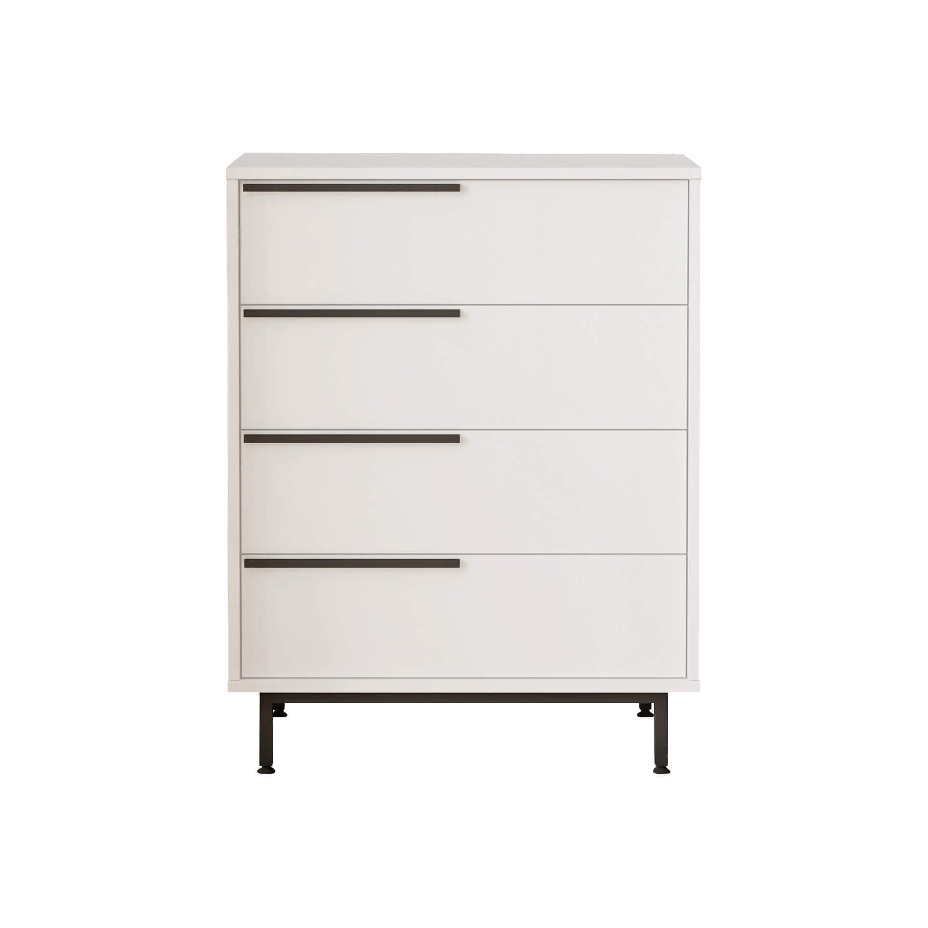 Mobili Rebecca Kommode Weiß 75x95x44.5 cm