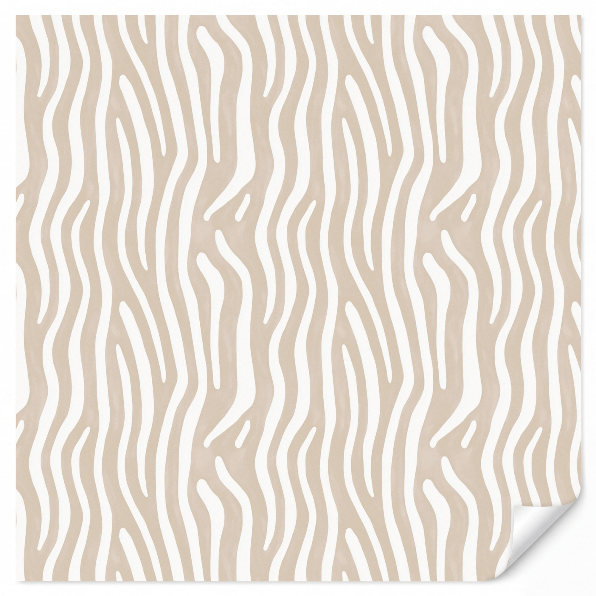 OnlyWow Tapete Beige 300x300 cm