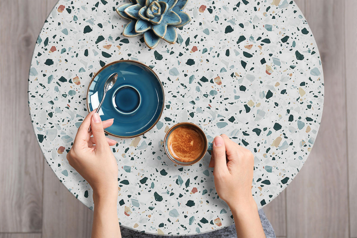 MÖBELAUFKLEBER 100x50 cm Italienisches Mosaik - Multicolor, Kunststoff (100/50/50cm) - TULUP