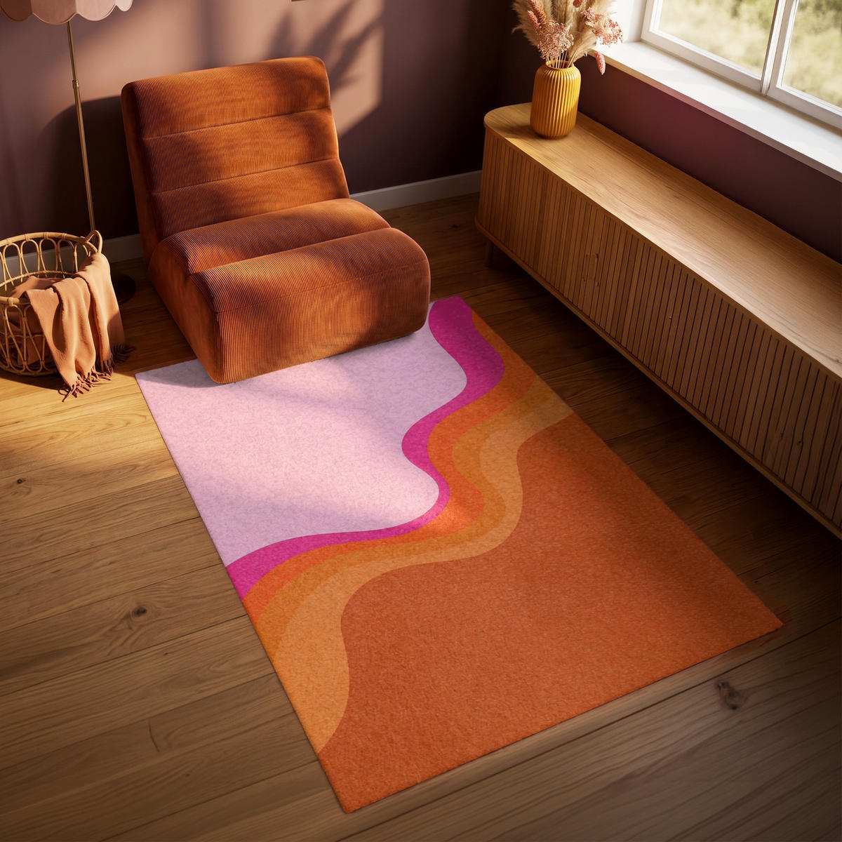 PREPROGE - Valovi - 90x150 cm - večbarvno, umetna masa/tekstil (90/0.4cm) - OnlyWow