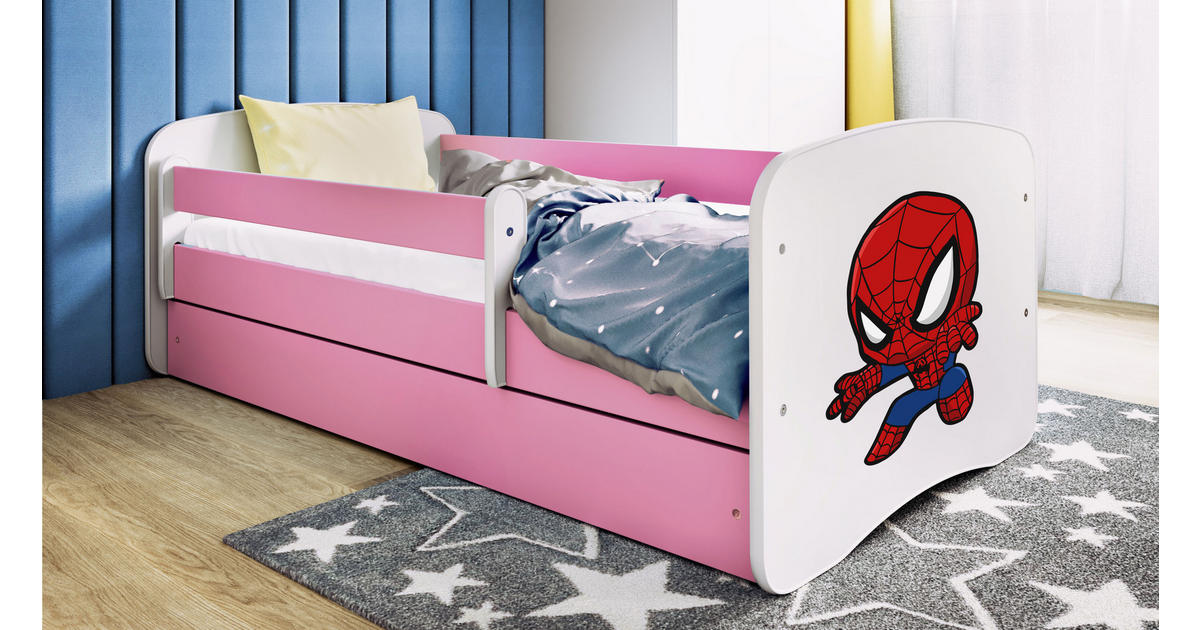 RAUMHIRSCH FURNITURE KINDERBETT Superheld 70x140 cm mit Matratze ...