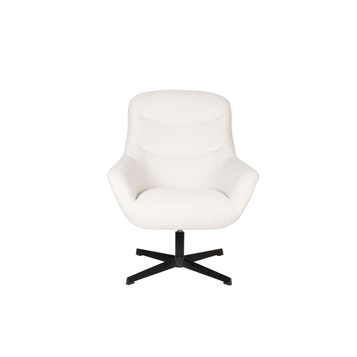 SESSEL Yuki Drehbar Off White - Weiß, Kunststoff (73/94.5/84.5cm) - Housecraft Living