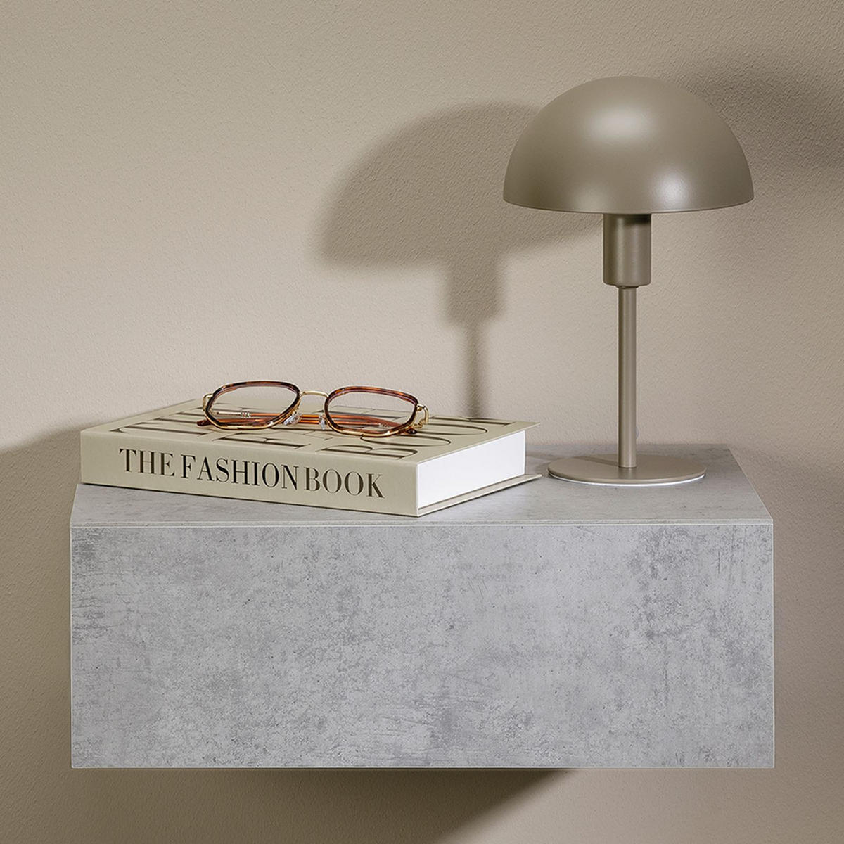 NACHTTISCH ANNE hängend - Hellgrau, Holzwerkstoff (42/14/30cm) - CARO-Möbel