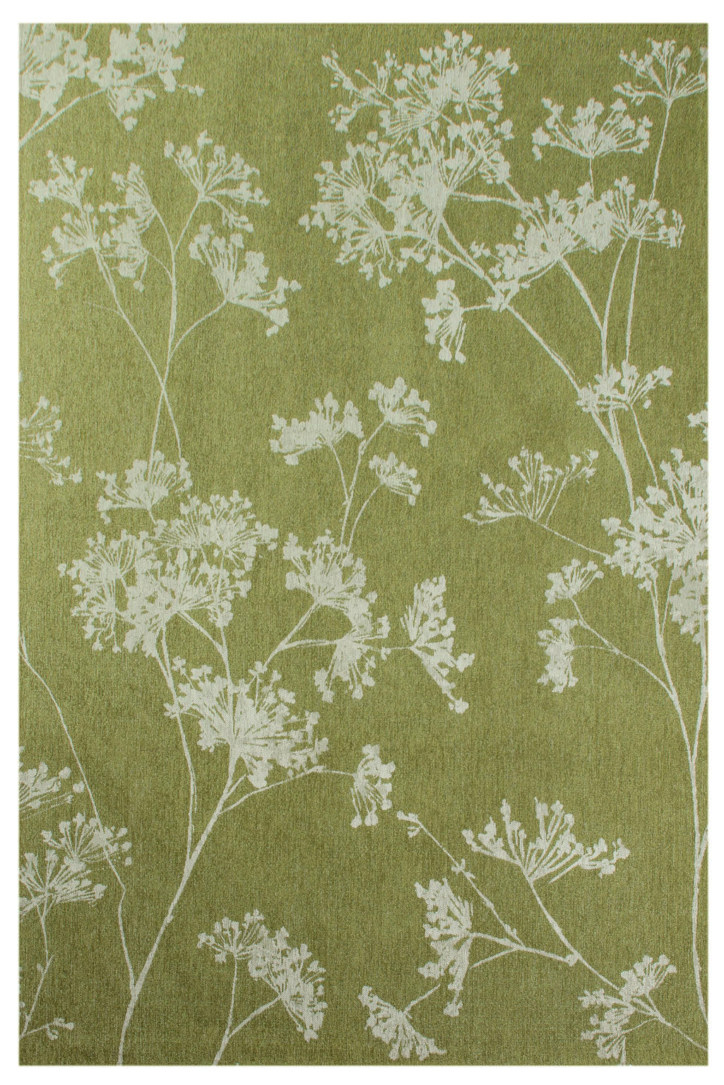 TEPPICH modern Flachgewebe BASIL Grün 240x340 cm - Grün, Textil (240/340cm) - Novatrend