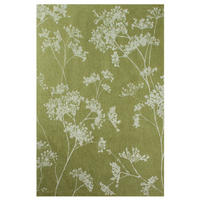 TEPPICH modern Flachgewebe BASIL Grün 240x340 cm - Grün, Textil (240/340cm) - Novatrend