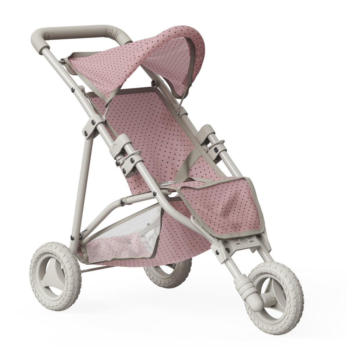 PUPPENWAGEN, Rosa, 54cm - Pink, Holzwerkstoff (33/54/61cm) - Teamson Kids