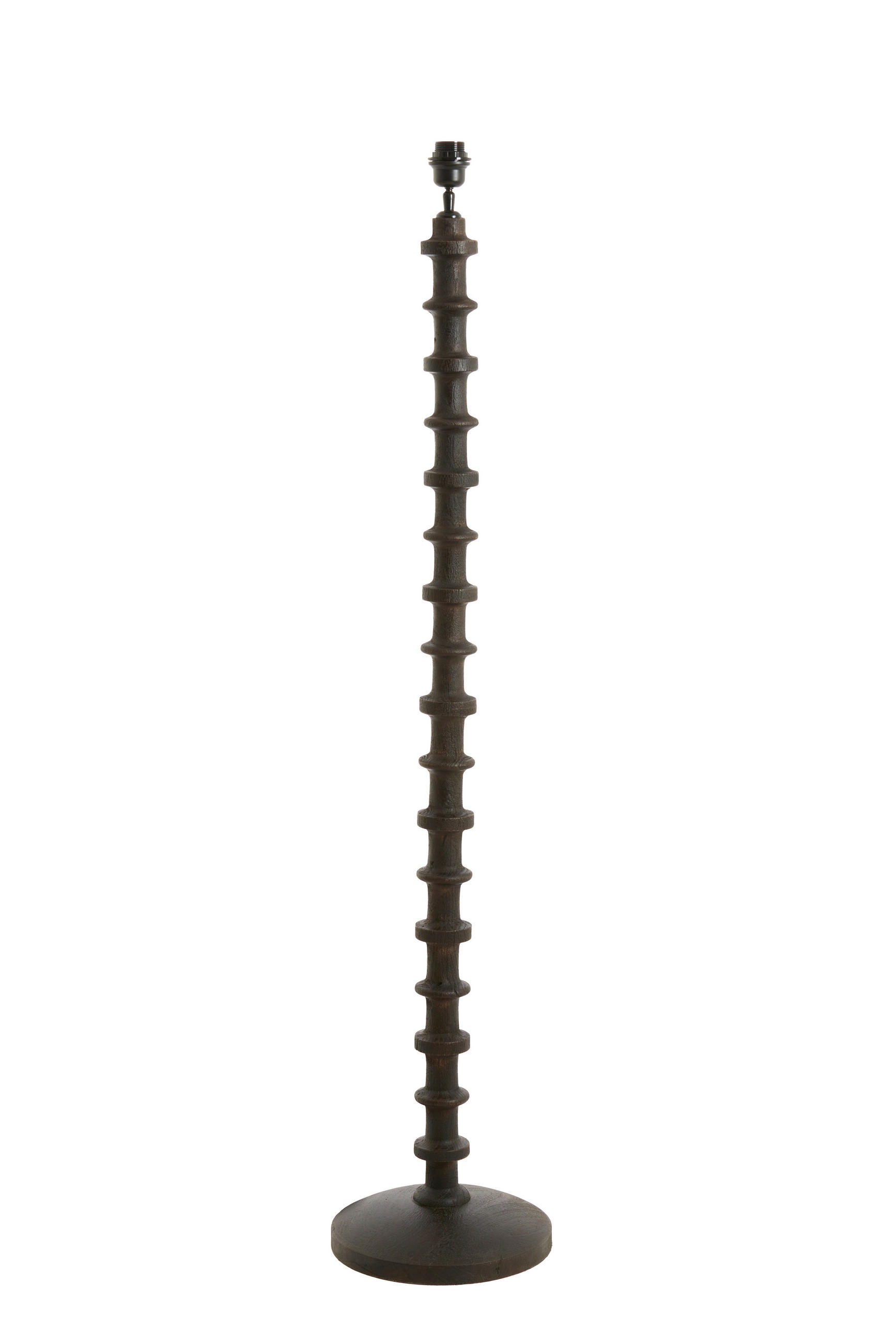 STEHLAMPE Cecily Braun 30/30/135 cm - Braun, Holz (30/30/135cm) - Light & Living