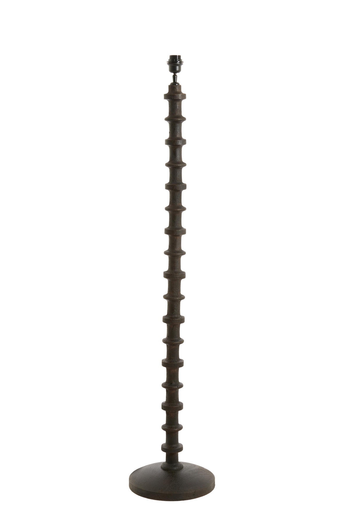 STEHLAMPE Cecily Braun 30/30/135 cm - Braun, Holz (30/30/135cm) - Light & Living