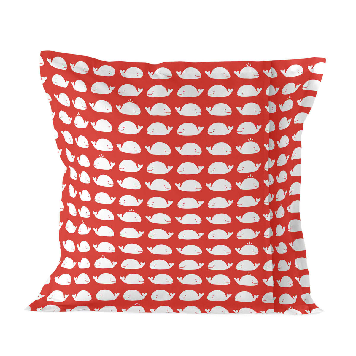 KISSENBEZUG wooden puppet 80x80 cm mehrfarbig - Multicolor, Textil (80/80cm) - Happy Friday