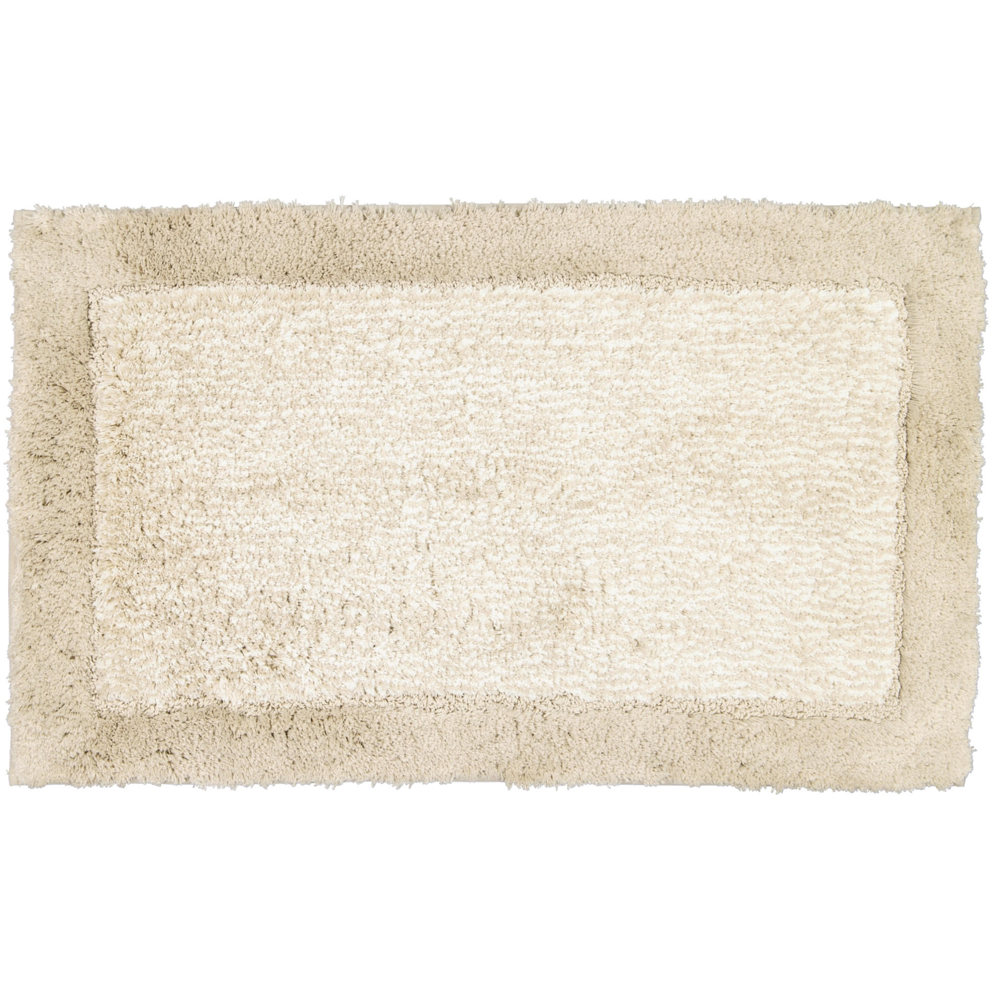 BADTEPPICHE LUXURY HOME TWO-TONE 590 SAND - 33 - Beige, Textil (60/100cm) - Cawö