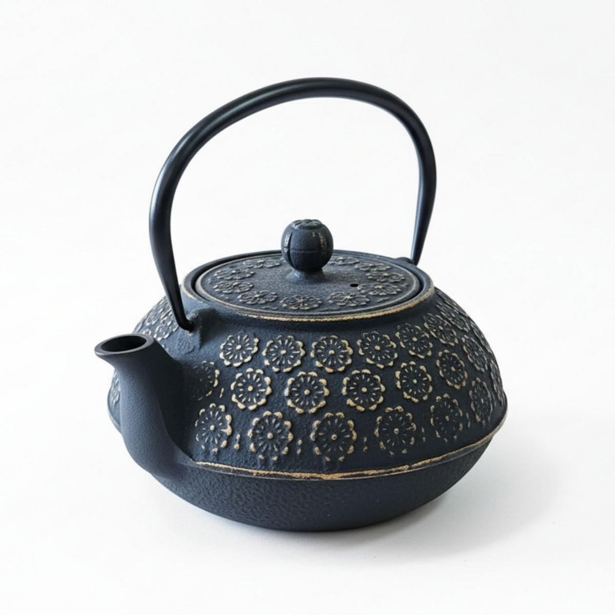 TEEKANNE Gusseisen Kumo 1000 ml - Schwarz, Metall (1L) - AROMELIO