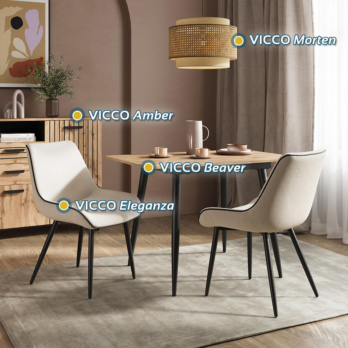 Braun, Holzwerkstoff (38/100/150cm) - Vicco