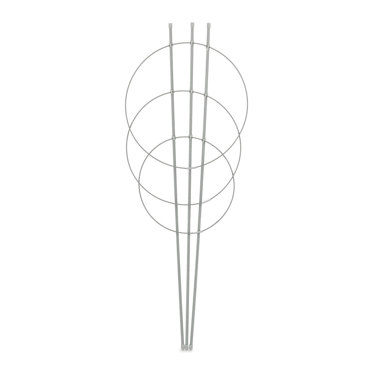 6XRANKHILFE - Grau, Kunststoff/Metall (28/76/28cm) - Relaxdays