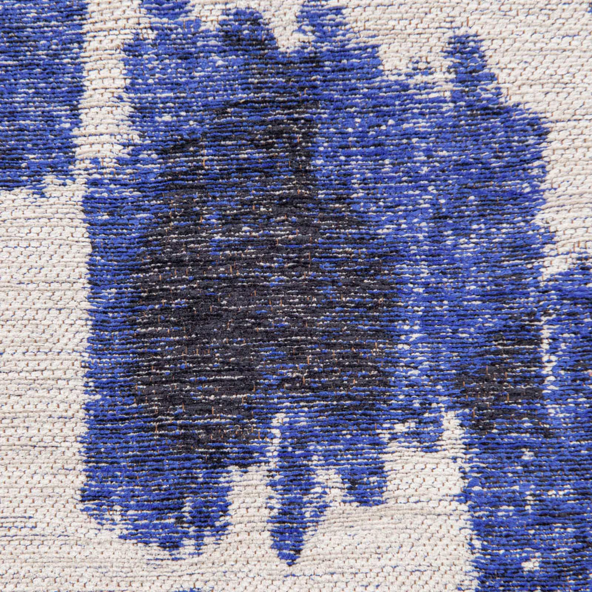 TEPPICH Ikat Ultramarine 80/150 cm - Blau, Textil (80/150cm) - Lola&Moi
