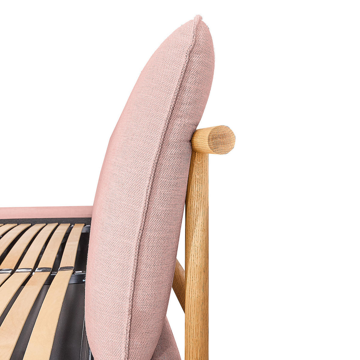 POLSTERBETT - Mauve, Textil (180/200cm) - home24