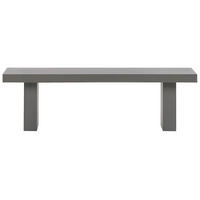 GARTENBANK Beton grau 150 cm T-Form Taranto - Grau, Stein (150/45/40cm) - Beliani