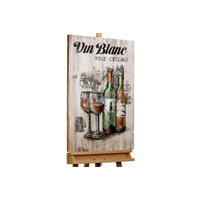 HOLZBILD Gold 60/90 cm - Goldfarben, Holz/Metall (3.11/90cm) - KUNSTLOFT
