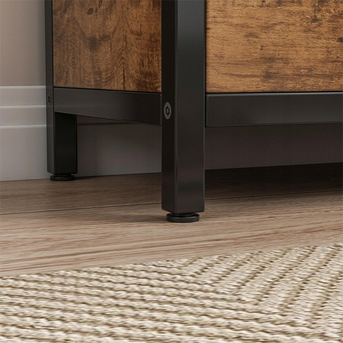 SCHUHSCHRANK, braun 60/130/30cm - Braun, Holzwerkstoff (60/130/30cm)