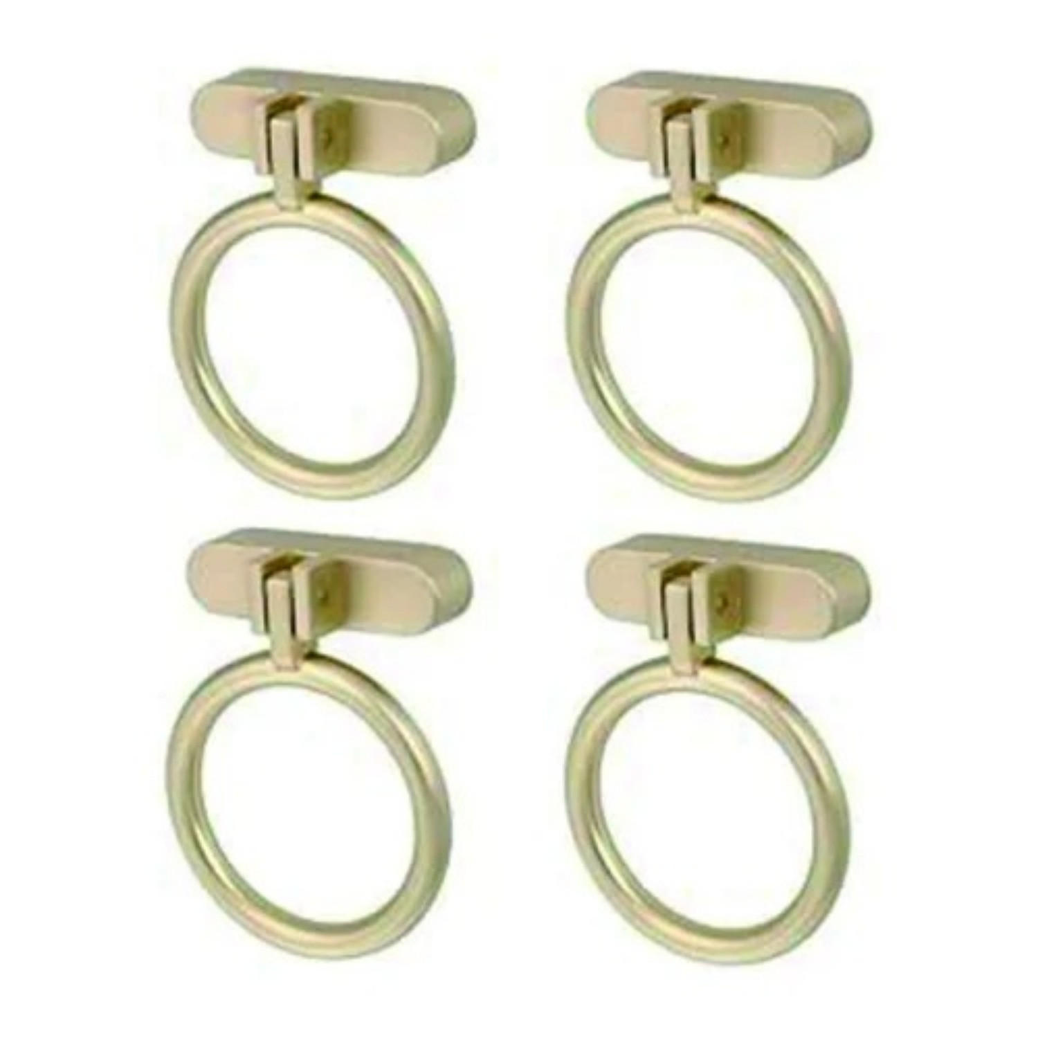 SCHRANKKNOPF Gold 4er-Set - Goldfarben, Metall (0.51/5.1/0.66cm)