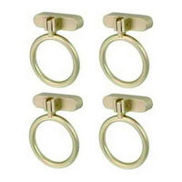 SCHRANKKNOPF Gold 4er-Set - Goldfarben, Metall (0.51/5.1/0.66cm)
