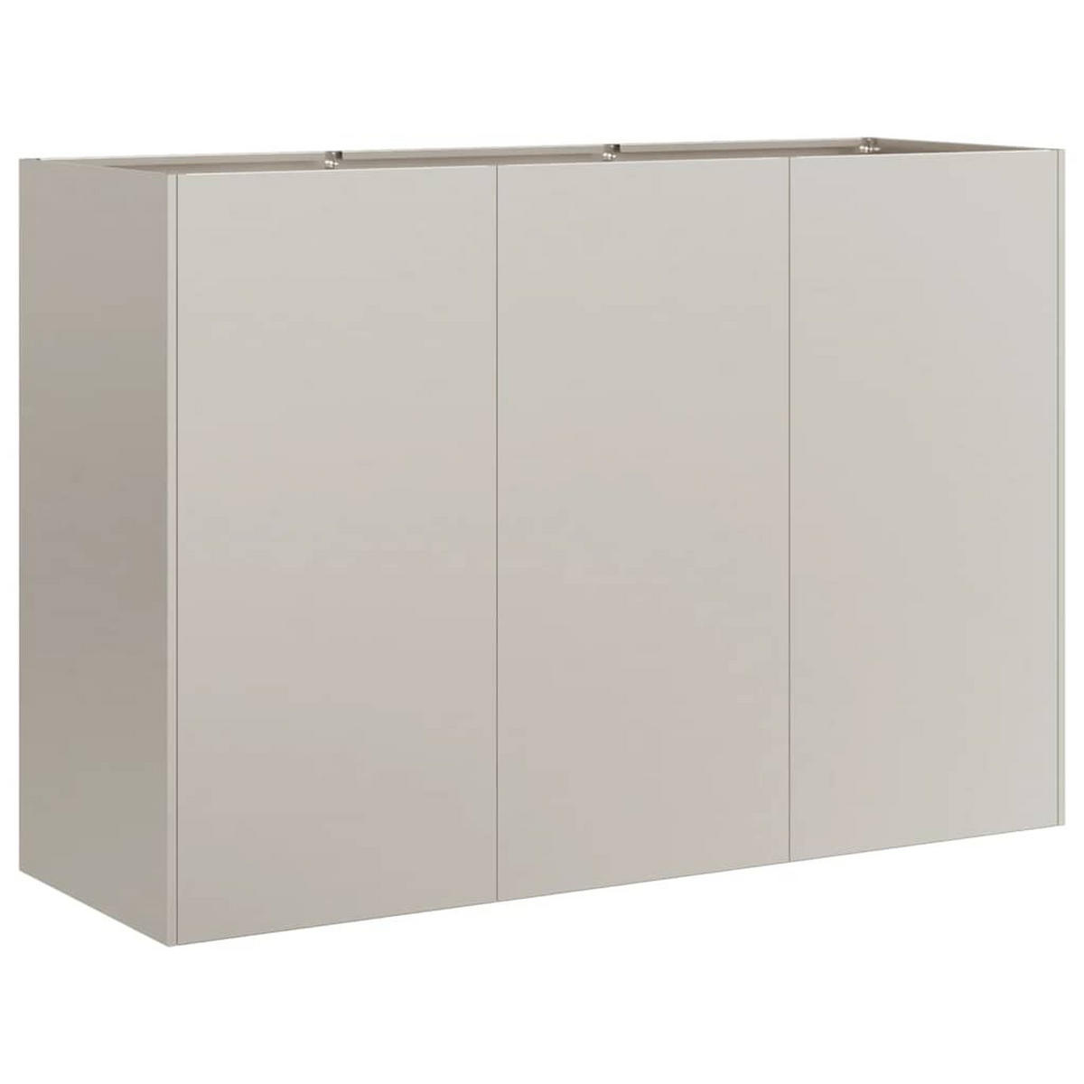 GARTEN-PFLANZGEFÄSS Offener Bon 120/40/80 cm Braun Legierter Stahl - Braun, Metall (40/80/120cm) - vidaXL