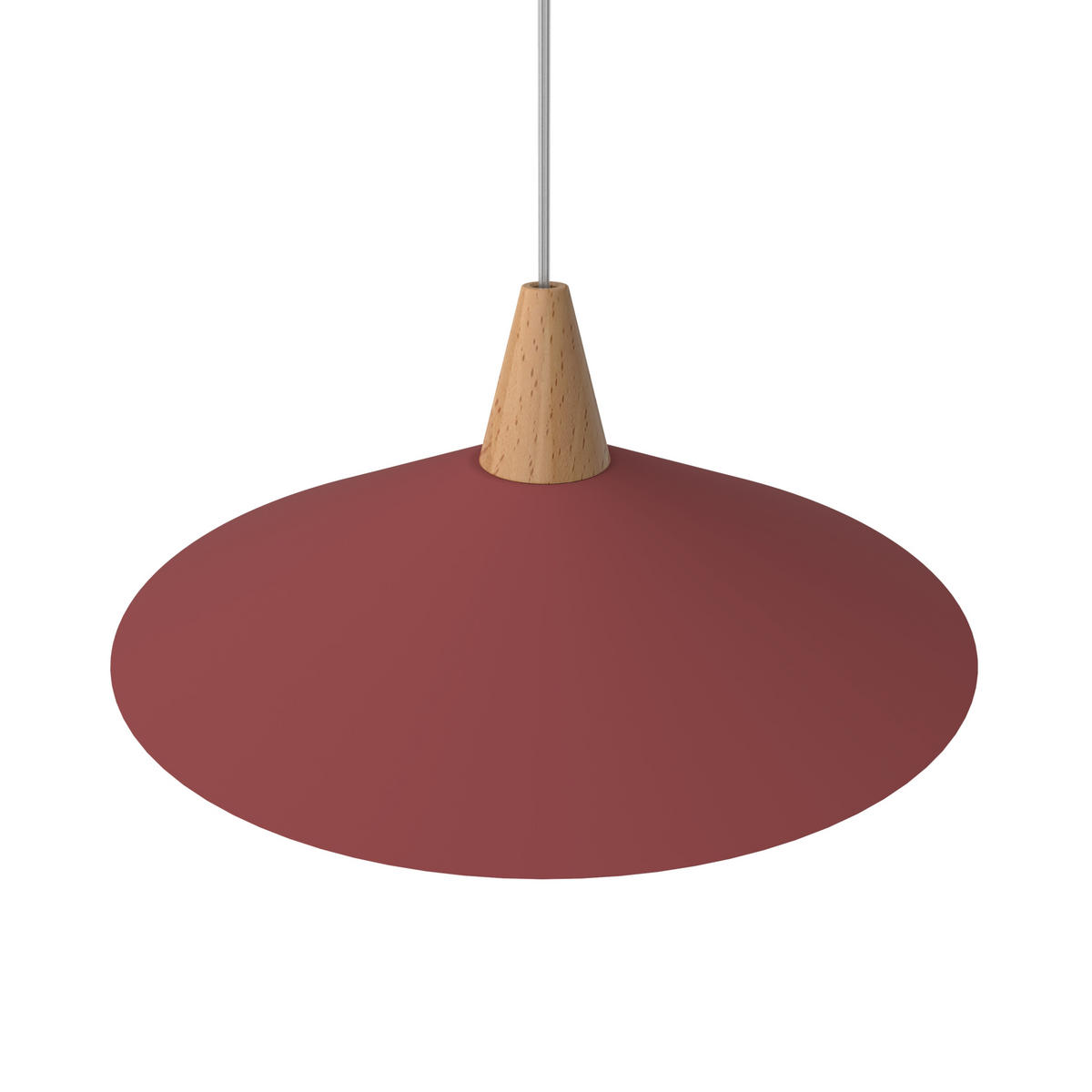 HÄNGELEUCHTE - Rot, Metall (40/40/15cm) - Lumicom