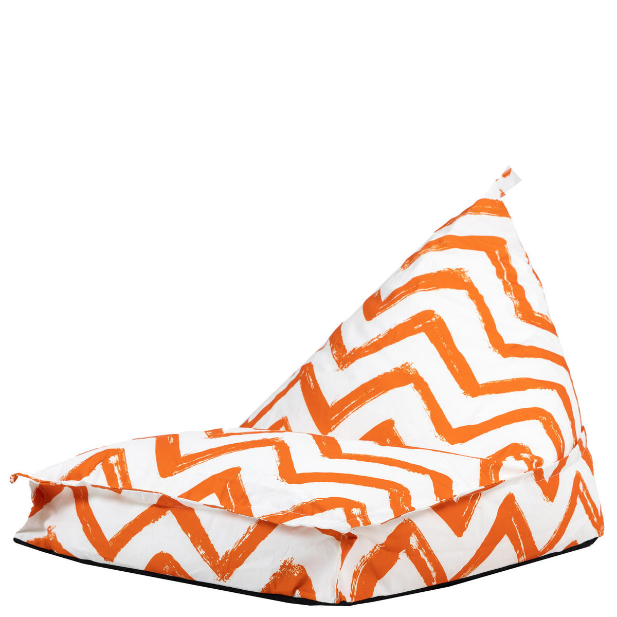 KINDERSITZSACK Liege Zickzack - Orange, Textil (72/66/102cm) - icon