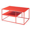 COUCHTISCH Solund 45/90/60 cm - Rot, Metall (60/90/45cm) - [en.casa]