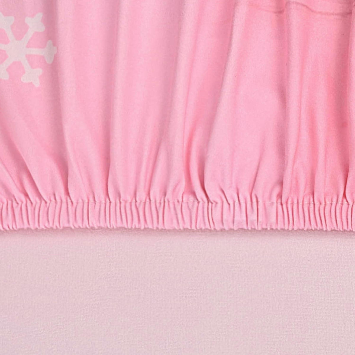 STUHLHUSSEN 4er Set Weihnachts-Design Rosa - Rosa, Textil (40/42cm)