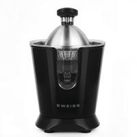 ZITRUSPRESSE ZEST9 Schwarz, tropffreier Ausgießer, leistungsstarker Gelenkarm, 160 W - Schwarz, Metall (18.5/29/25cm) - SWEISS
