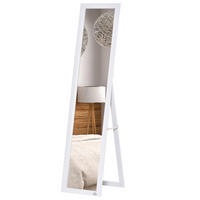 STANDSPIEGEL DE-17905 tragbar oder hängend Weiß - Weiß, Holzwerkstoff (37/154/1cm) - ComfortXL